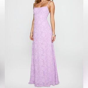 Elegant Lavender Maxi Dress